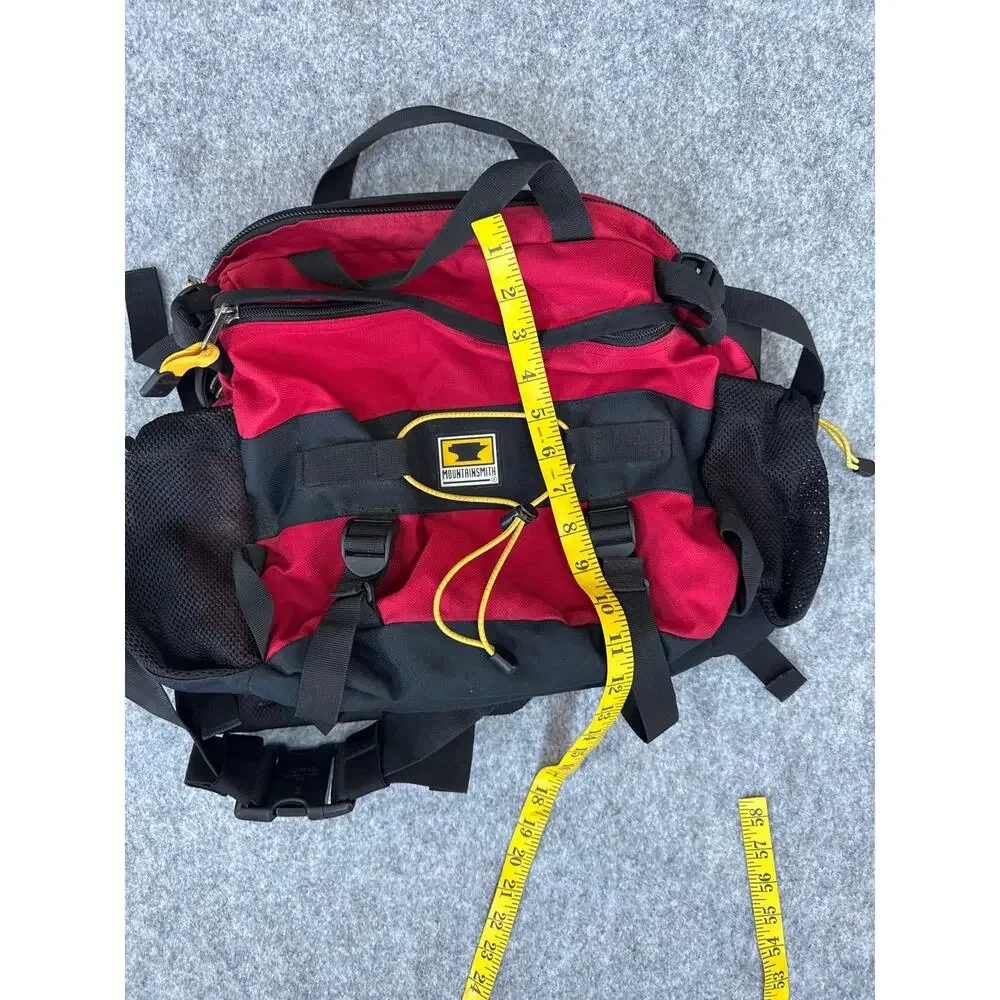 Mountainsmith Day Lumbar Pack With YKK Black and Red Adjustable Straps